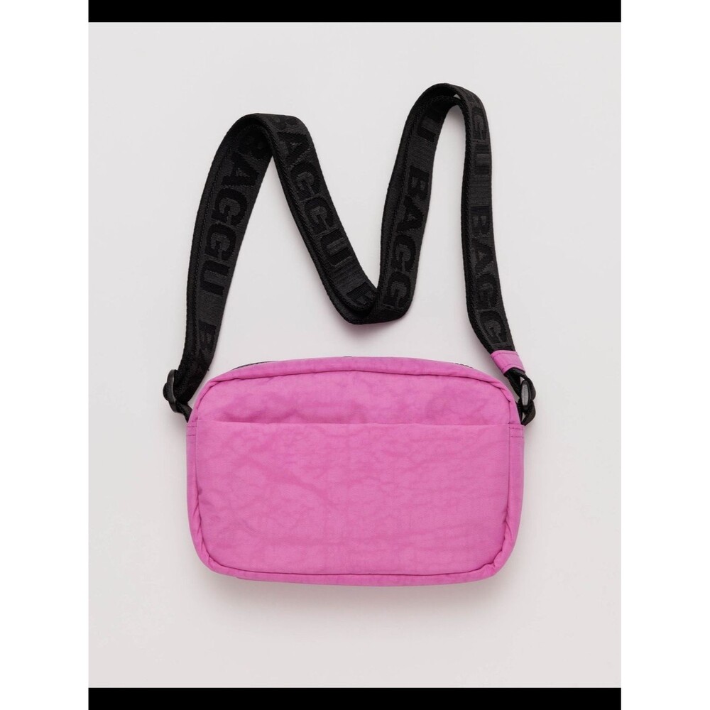 BAGGU Extra Pink Camera Crossbody Bag